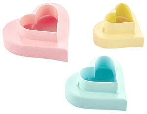 3 Stück Herz \ Sternförmige Keksausstecher mit Griff in verschiedenen Größen  - Bild 1 von 4