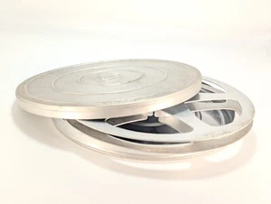 METAL FILM REEL AND CAN SET BELL & HOWELL 8MM 5" 200FT. - Picture 1 of 5