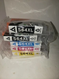 5 PK Compatible 564XL Ink Cartridge Set for HP Photosmart C410A C310a 7510 C309G - Picture 1 of 2