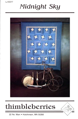 Midnight Sky Quilt Pattern, Lap or Bed Size, Thimbleberries LJ-92217 - Image 1 of 2