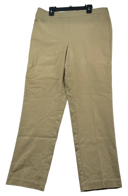 Alfred Dunner Pull On Pants Womens size 8 Petite 8P Tan Tummy Control New - Image 1 of 4