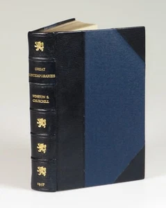 Winston Churchill - Great Contemporaries, British first edition, 1/2 leather - Picture 1 of 5