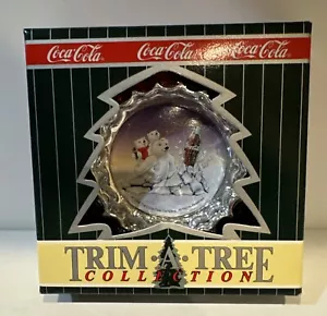 Coca-Cola Bottle Cap Trim-A-Tree Collection 1990 Holiday Ornament NEW Vintage - Picture 1 of 4