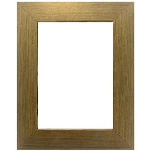 US Art Frames 1" Flat Bright Gold MDF Wall Decor Picture Poster Frame - Picture 1 of 7