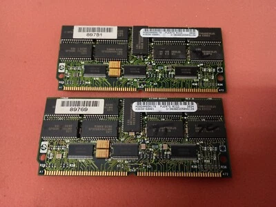 A4517A  2 x A3830-60001 256MB ECC MEMORY MODULE 2X128MB HP - Image 1 of 4