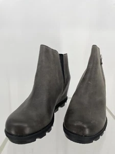 Sorel Womens Joan Of Arctic Wedge II Zip Bootie 6 Leather Waterproof NL3364-052 - Picture 1 of 6
