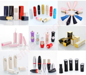 New Multiple Colour DIY Lip Balm Lipstick Container Empty Lipstick Tube Square - Picture 1 of 60