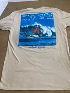 Surf Ministry T-Shirt Medium M Graphic Tee Skull Tee Shirt Impact Zone - Picture 1 of 9