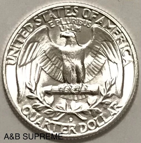 (1) 1932-1964 Washington Quarter Gem Bu Uncirculated 90% Silver Cover