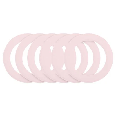 Магнитное кольцо-наклейка, магнитное кольцо-адаптер, розовое 6 шт. - Изображение 1 из 4