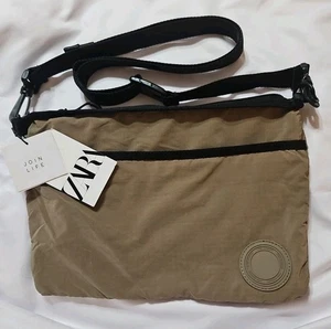 Zara Join Life Medium Nylon Crossbody Bag Purse New With Tags - Picture 1 of 8