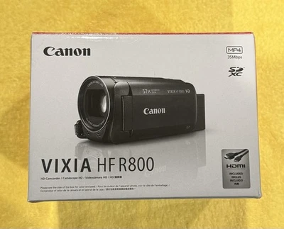 Canon Vixia HF R800 HD Camcorder Complete In Box Fast Shipping - Image 1 of 4