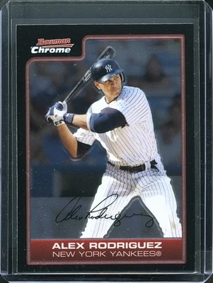 2006 Bowman Chrome #100 Alex Rodriguez New York Yankees - Image 1 of 4