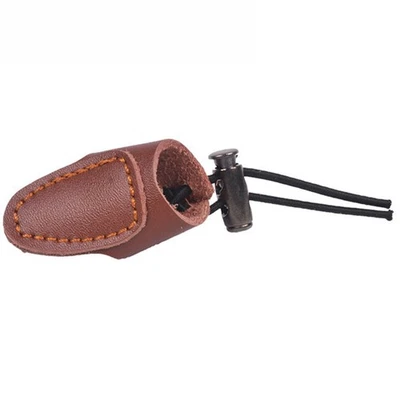 Black/brown Thumb Ring Cowhide Glove Bow Protection High Quality Hot Sale - Image 1 of 4
