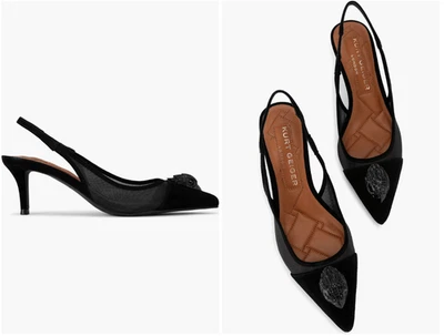 Kurt Geiger Belgravia Slingback Pointed Cap Toe Pump (Women) Size 40 US 9.5 - Image 1 of 4