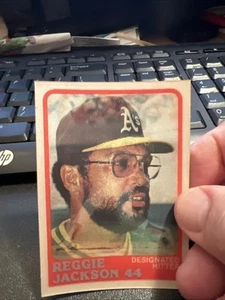1988 SPORTFLICS REGGIE JACKSON ATHLETICS #120 - Foto 1 di 6