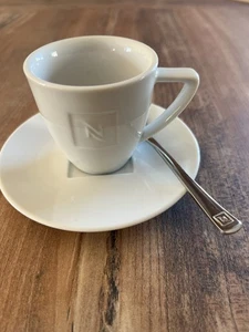 6 Nespresso Profesionel Tassen mit Unterteller - Weiß - Bild 1 von 8