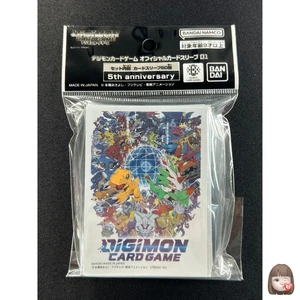 5th anniversary Digimon Card Game Official Japanese 60 Sleeves DE12 - Picture 1 of 4