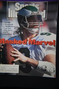 DECEMBER 1991 SPORTS ILLUSTRATED MAGAZINE WITH JIM McMAHON AUTOGRAPH (NO COA) - Picture 1 of 1
