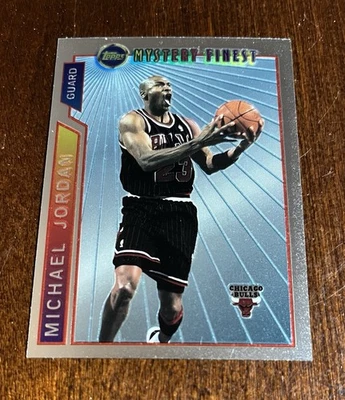 1996-97 Topps Michael Jordan #M14 Mystery Finest Bordered Chrome Chicago Bulls - Изображение 1 из 4