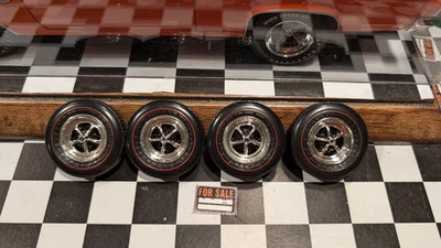 ERTL 1:18 SCALE WHEELS & RUBBER TIRES.  - Image 1 of 3