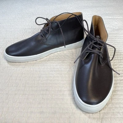 Botines chukka Express para hombre marrón imitación cuero con cordones punta redonda talla 9 Foto 1 de 4