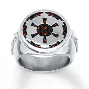 Anello Uomo Star Wars Ordine Impero Acciaio Inox Misura 10 - Foto 1 di 1