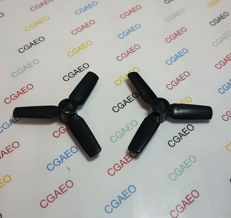 2 x Lego 92842 Propeller 3 Blade 5 Diameter  - Black - Photo 1/1
