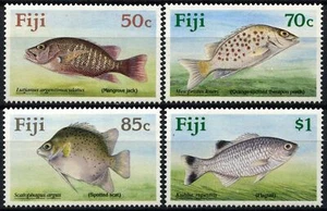 Fiji 1990 SG#806-809 Freshwater Fishes MNH Set #D69649 - Picture 1 of 1
