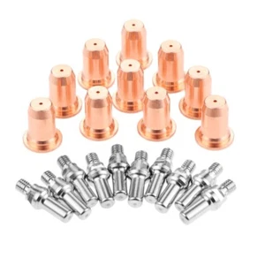 52582 Electrode 51313 Tip Nozzle 1.0mm Fit for Plasma Cutter Torch IPT-60 PT60 - Picture 1 of 10