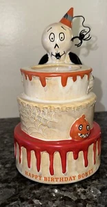 Yankee Candle Boney Bunch Happy Birthday Bonety Votive Candle Holder Halloween - Picture 1 of 5