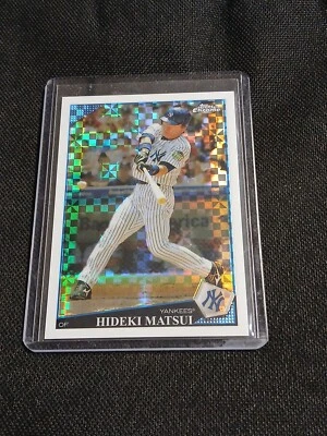 2009 Topps Chrome Baseball Hideki Matsui X-fractor SP Card # 29 New York Yankees - Image 1 of 4