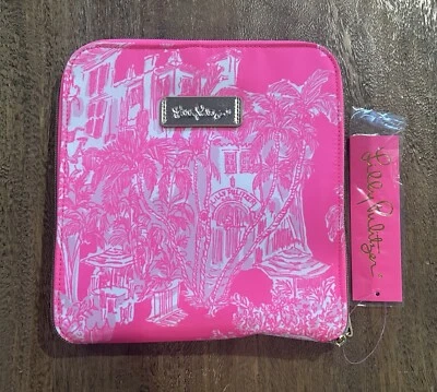 Nuevo con etiquetas Bolso de Mano Lilly Pulitzer Getaway Embalable En PB Aniversario Toile Envío Gratis Foto 1 de 4