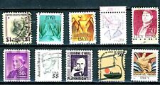 SET OF 10 USED STAMPS   - SEE PHOTO'S  -  FVF  ( IN FINE / VERY FINE CONDITION )