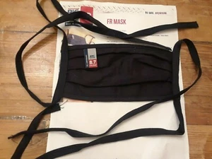 Big Bill Maske 7 FR, schwer entflammbar, wiederverwendbare Gesichtsmaske, lange Bindungen, schwarz - Bild 1 von 4