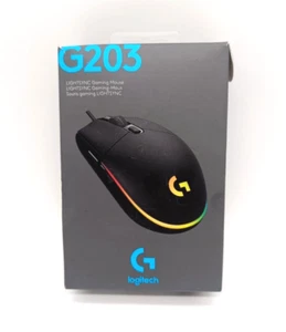 Logitech G203 Gaming-Maus 6 Tasten LIGHTSYNC RGB Beleuchtung 8000 DPI Schwarz - Bild 1 von 5