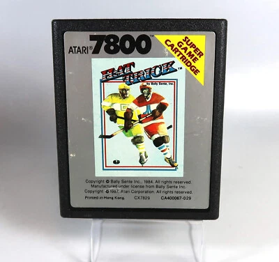 ATARI 7800 - HAT TRICK Cartridge - Tested & WORKS - Image 1 of 2