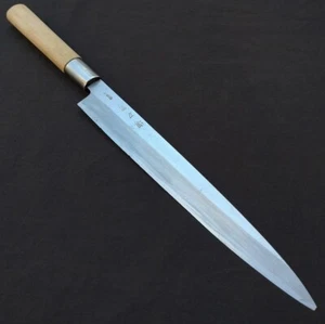 Cuchillo de cocina japonés cuchillo Sashimi Sakai Toji Iwakuni 230 mm Masao Yanagiba - Imagen 1 de 10