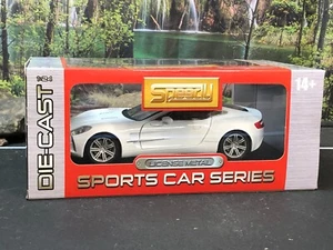 Coche Modelo Diecast Speedy 1:24 BLANCO ASTON MARTIN ONE-77 Nuevo en Caja - Imagen 1 de 19