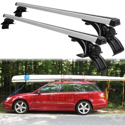 48" Car Top Roof Rack Cross Bar Luggage Cargo Carrier Aluminum For Subaru Legacy - Изображение 1 из 4
