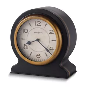 Howard Miller Inogene Antiqued Black Finish Metal Accent Clock - Picture 1 of 1