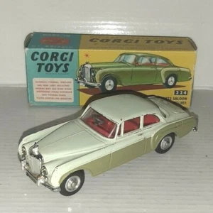 BENTLEY CONTINENTAL SPORTS SALOON REF.224 CORGI TOYS OBSOLETO - Foto 1 di 6