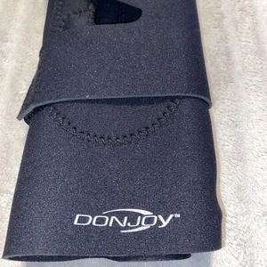 Donjoy  Lat Pat Knee Sprt, LT, XXL, BLK for support of the Patella Left New - Picture 1 of 6
