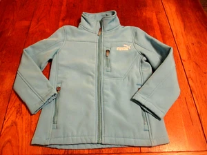 Puma Girl s Fleece Lined Track Jacket Size 4 - Picture 1 of 6