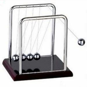 Newton's Cradle Balance Pendulum Physics Learning Desk Toy SwingingKinetic Balls - Picture 1 of 12