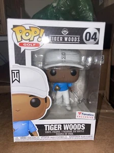 Funko POP Vinilo Golf TIGRE WODS Gorra y Pantalones Blancos con Camisa Azul Fanáticos #04 - Imagen 1 de 2