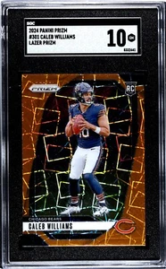 Panini Prizm Caleb Williams Orange Lazer Prizm SGC 10 2024 - Imagen 1 de 2