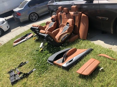 BMW F90 M5 2019-2022 cuero napa asientos deportivos térmicos asiento tabaco activo frío Foto 1 de 4