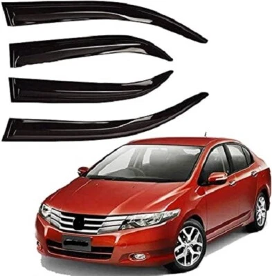 Protectores de lluvia para coche visera de puerta de viento lateral | viento para visera Honda City Ivtec 2009-2013 Foto 1 de 2