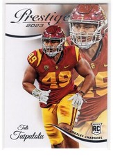 2023 Panini Prestige Football Rookie Card #382 Tuli Tuipulotu RC Chargers